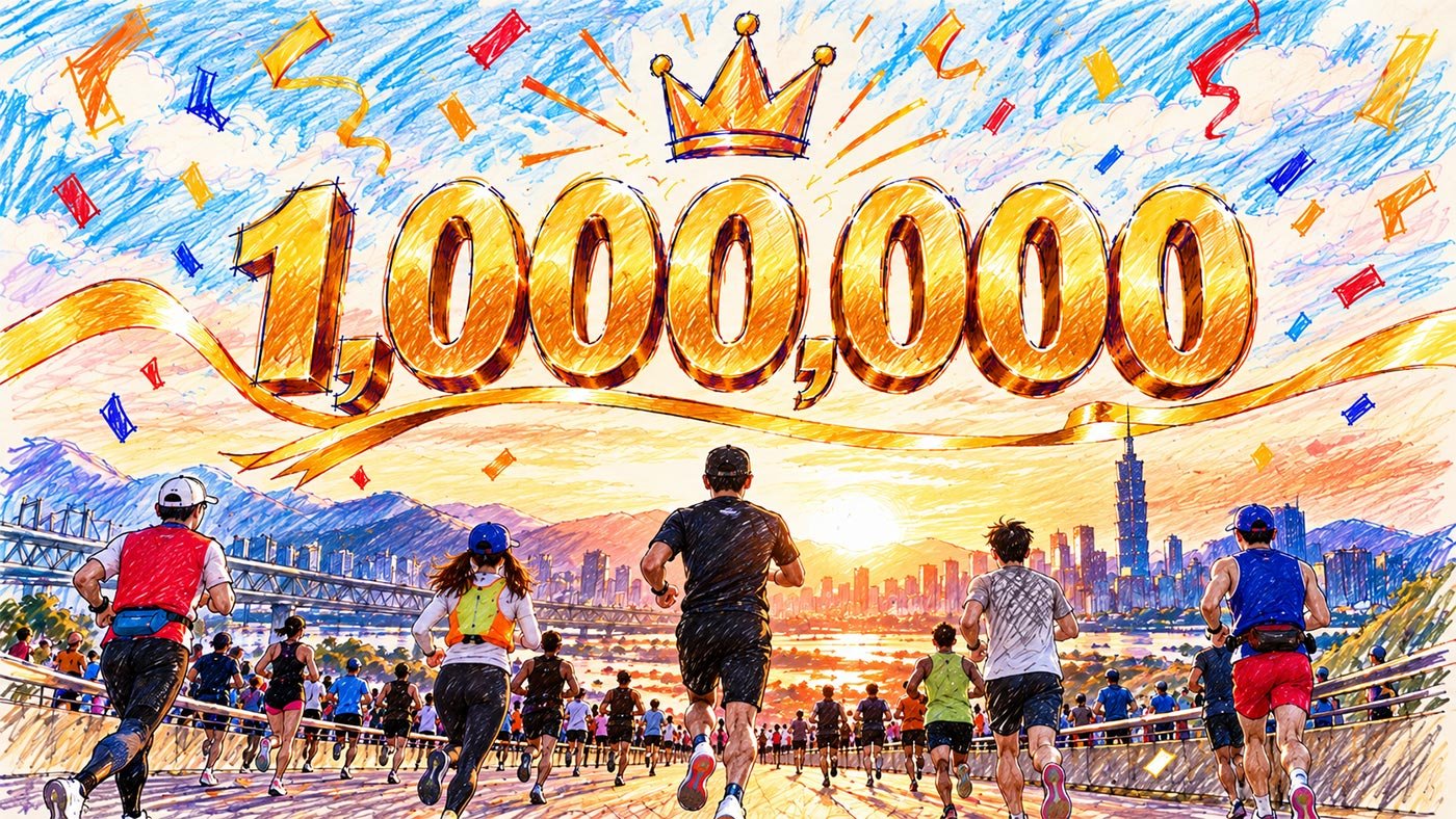 100萬人次達成